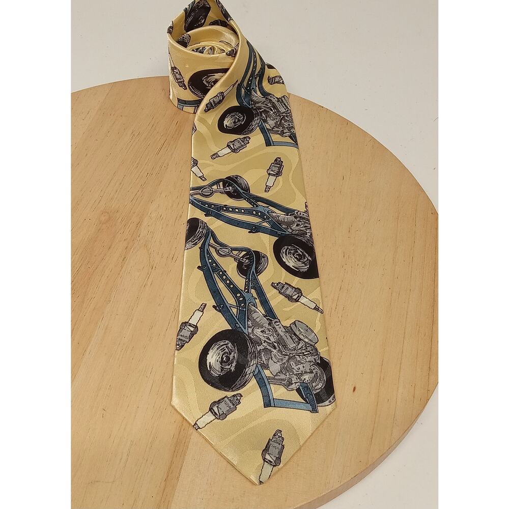 Home Inprovement Tie Men's Touchtone Pictures Gold Polyester USA